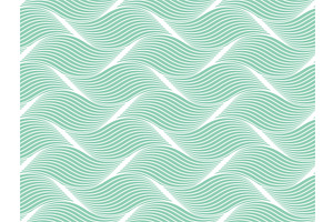 The geometric pattern with wavy, a Decorative Illustration by RODINA