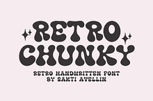 Retro Chunky - Handwritten Font