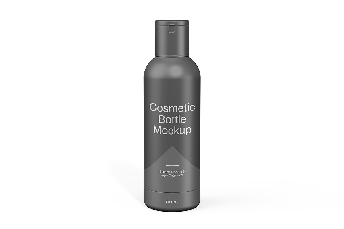 Red Cosmetic Bottle Mockup, a Product Mockup by graphypix (Photo 4 of 4)