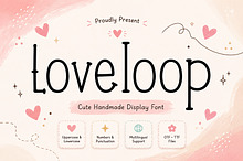 Loveloop – Handmade Font