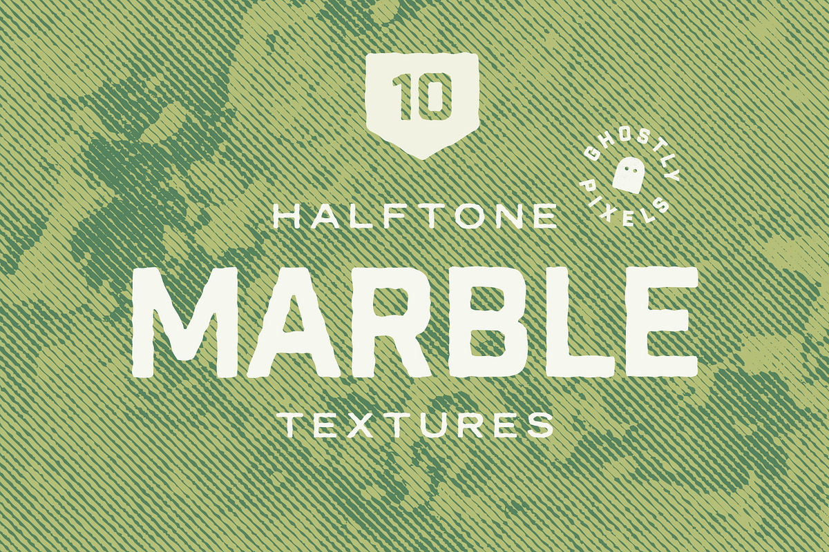 Halftone Marble Textures, a Texture Graphic by GhostlyPixels (Photo 1 of 15)