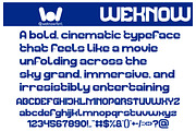 Galaxy Theater font, a Sans Serif Font by weknow (Thumbnail 4 of 8)