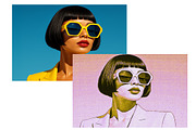 Retro Pop Art Poster Photo Effect, a Layer Style Add-On by studiogstock (Thumbnail 2 of 2)