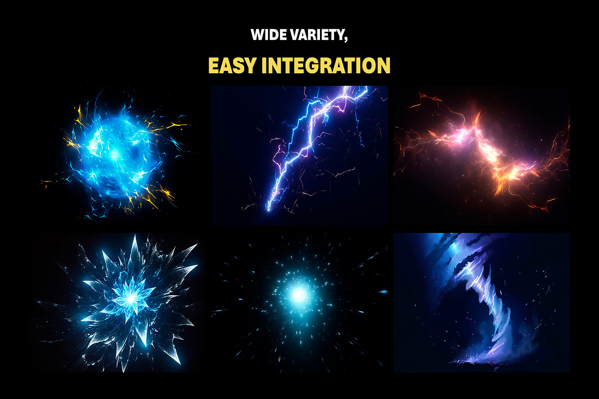 250+ Magic Elements Spell Effects, an Object Graphic by Mikel Blazgad (Photo 3 of 11)