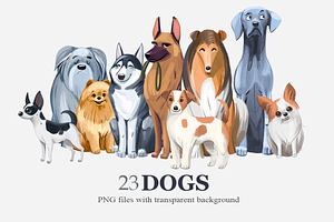 Dogs. Png clipart