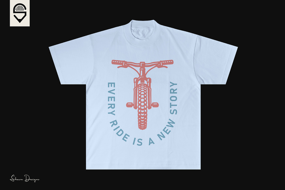 Bicycle Riding Motivation T-shirt, a Graphic by shaondesigns (Photo 3 of 6)
