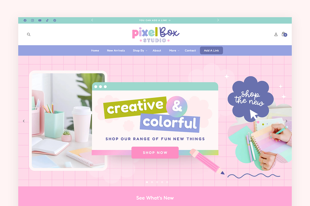 Shopify Theme for Digital Products, a Shopify Template by Design Pixie (Photo 2 of 11)