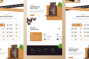 Coffere - Coffee Shop Landing Page