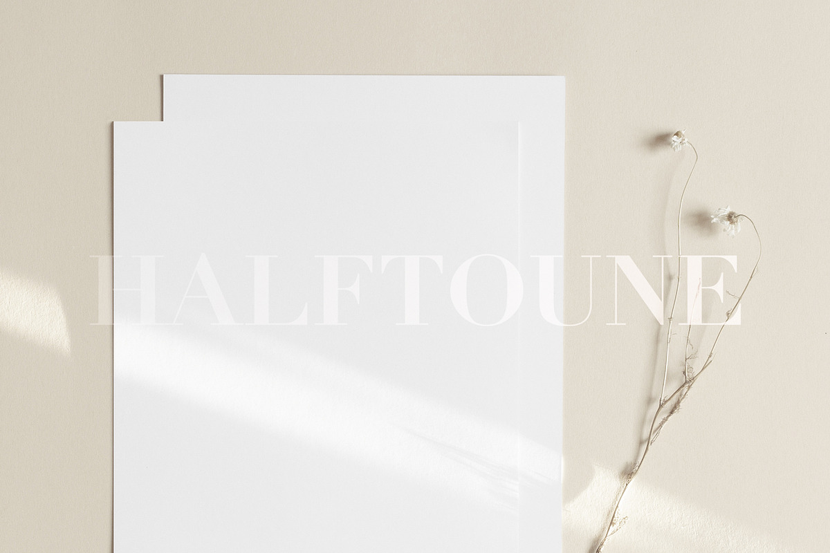 Modern Neutral Poster Mockup, a Graphic by HALFTOUNE (Photo 2 of 3)