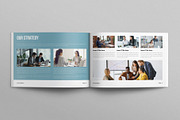 Annual Report Template Landscape, a Brochure Template by E-Type (Thumbnail 4 of 7)