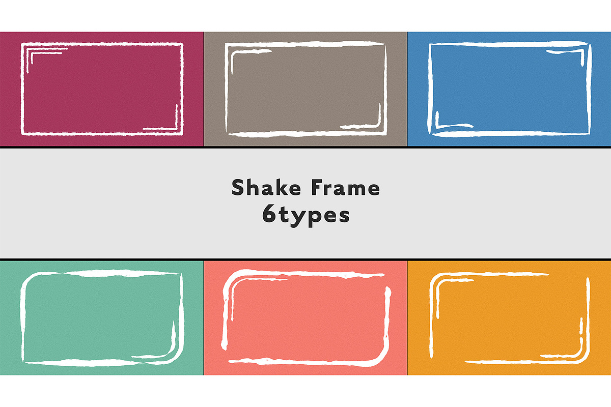 Shake frame 6types (Mogrt), a Templates & Theme by mikenoki (Photo 1 of 2)