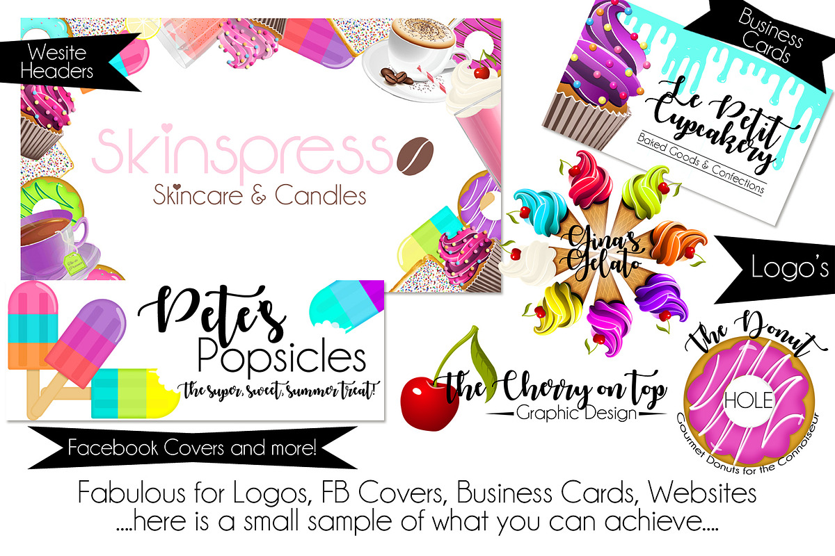 I Donut Like Popsicles, a Food Illustration by Graphics Candy (Photo 4 of 9)
