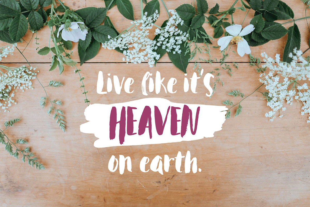 Florista Brushed Font Duo, a Script Font by Anna Ivanir (Photo 8 of 12)