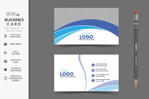 Modern business card design Template, a Business Card Template by DESIGNSKIT