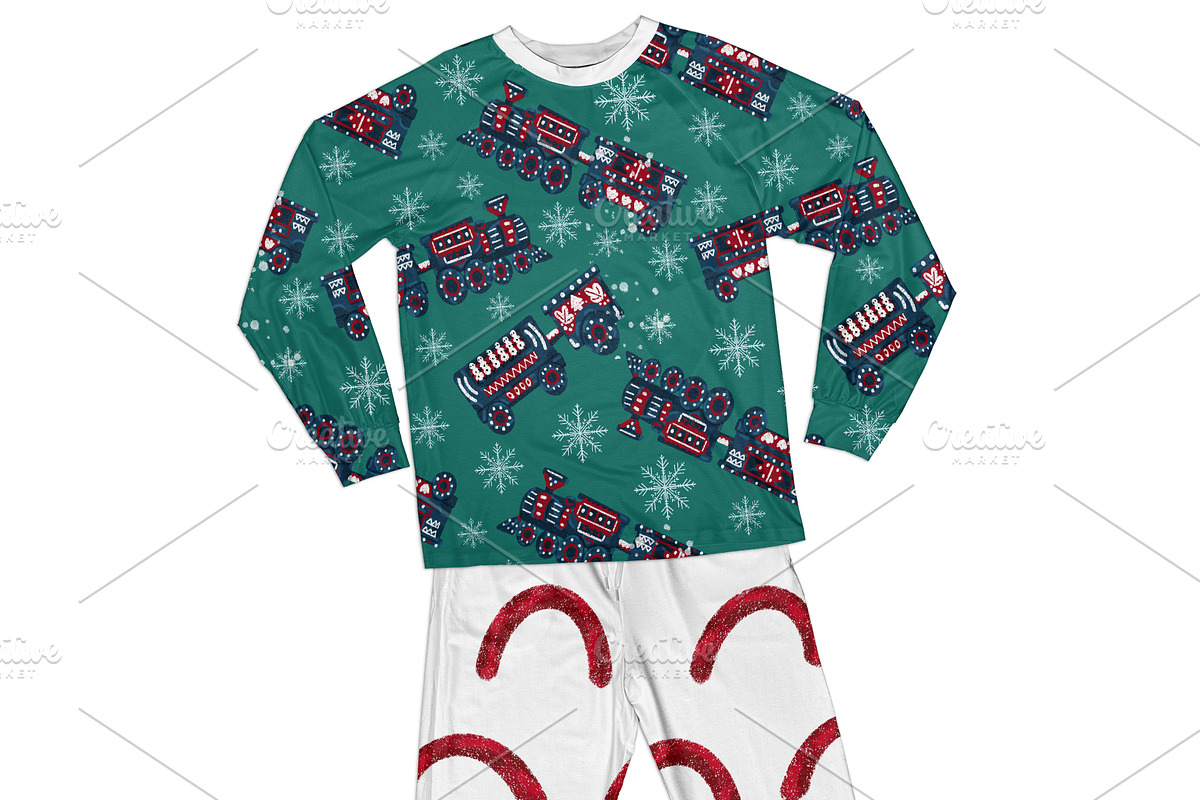 Christmas Set- “Toy Train Adventure”, a Pattern Graphic by D.O.C Gallery by Carla (Photo 6 of 12)