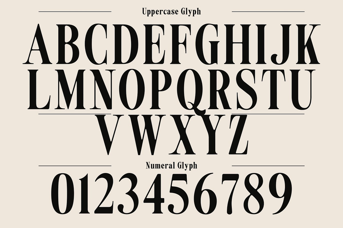 Agency Vinatge Serif Display, a Serif Font by Luna Shop (Photo 4 of 9)