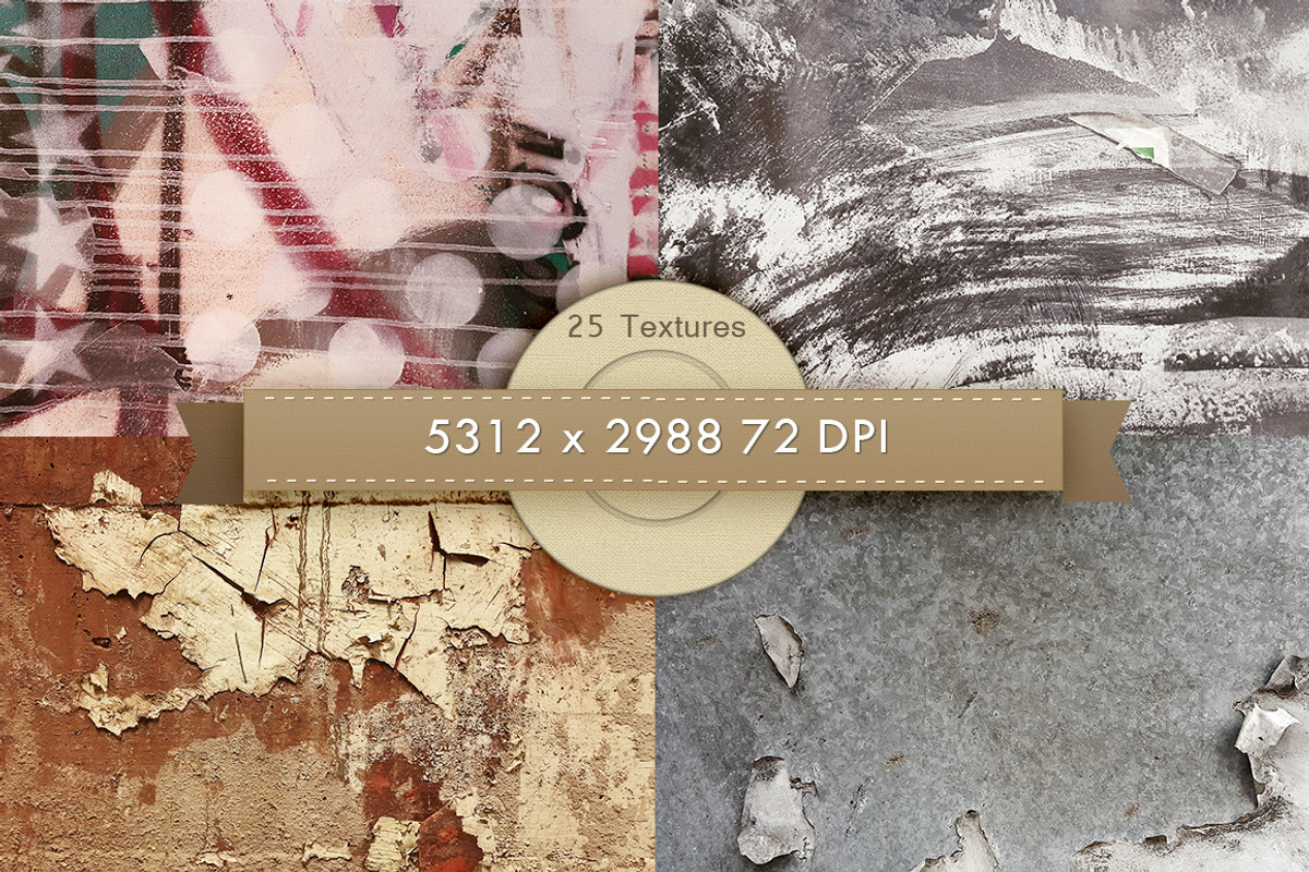 Urban Grunge V.05 Textures, a Texture Graphic by Posh Papers & Patterns (Photo 5 of 5)