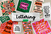 Motivational quotes, lettering pack, an Object Graphic by piyacler (Thumbnail 1 of 12)
