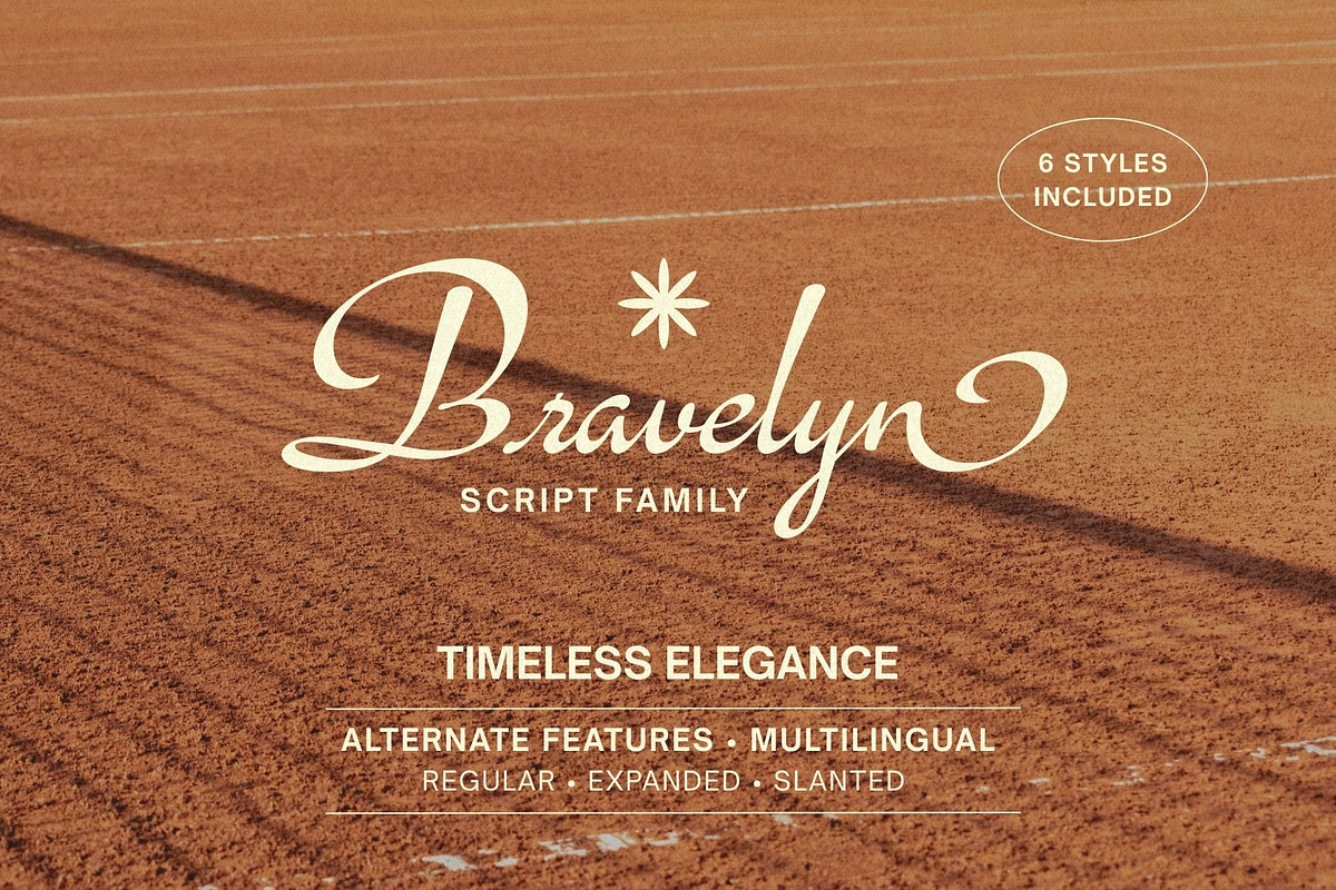 Bravelyn Script Family, a Script Font by Get Studio (Photo 1 of 12)