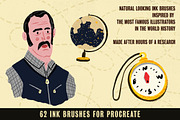 Auld Inks for Procreate, a Brush Add-On by Guerillacraft (Thumbnail 2 of 8)