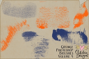 Grunge Ink Photoshop Brushes V4