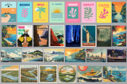 Travel Prints Bundle 600+ Vintage, a Wallpaper Photo by Chipshpow Graphics (Thumbnail 11 of 13)