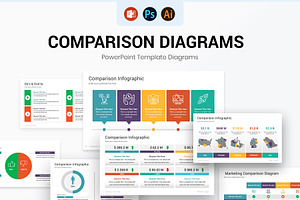Comparison PowerPoint Infographics, a Presentation Template by SlideOne