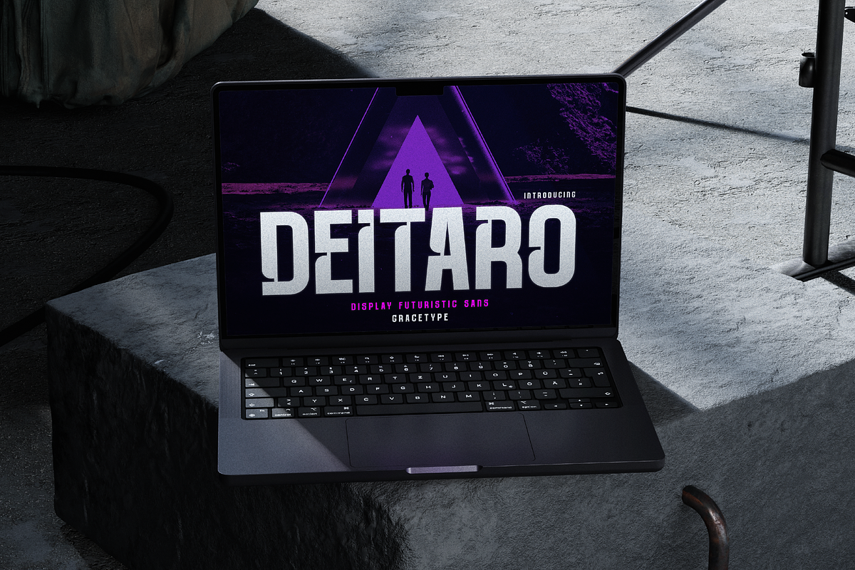 Deitaro | Futuristic Display Sans, a Sans Serif Font by gracetype_studio (Photo 4 of 12)