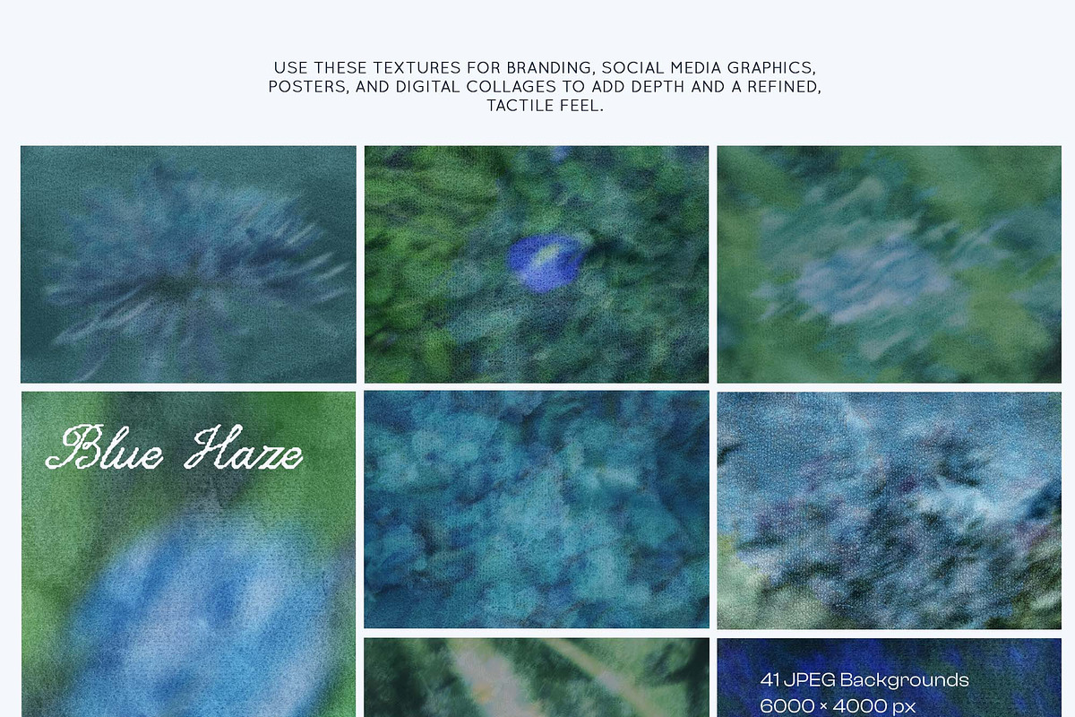 Blue Haze textured backgrounds, a Background Graphic by DigARTbyHavroshka (Photo 9 of 13)