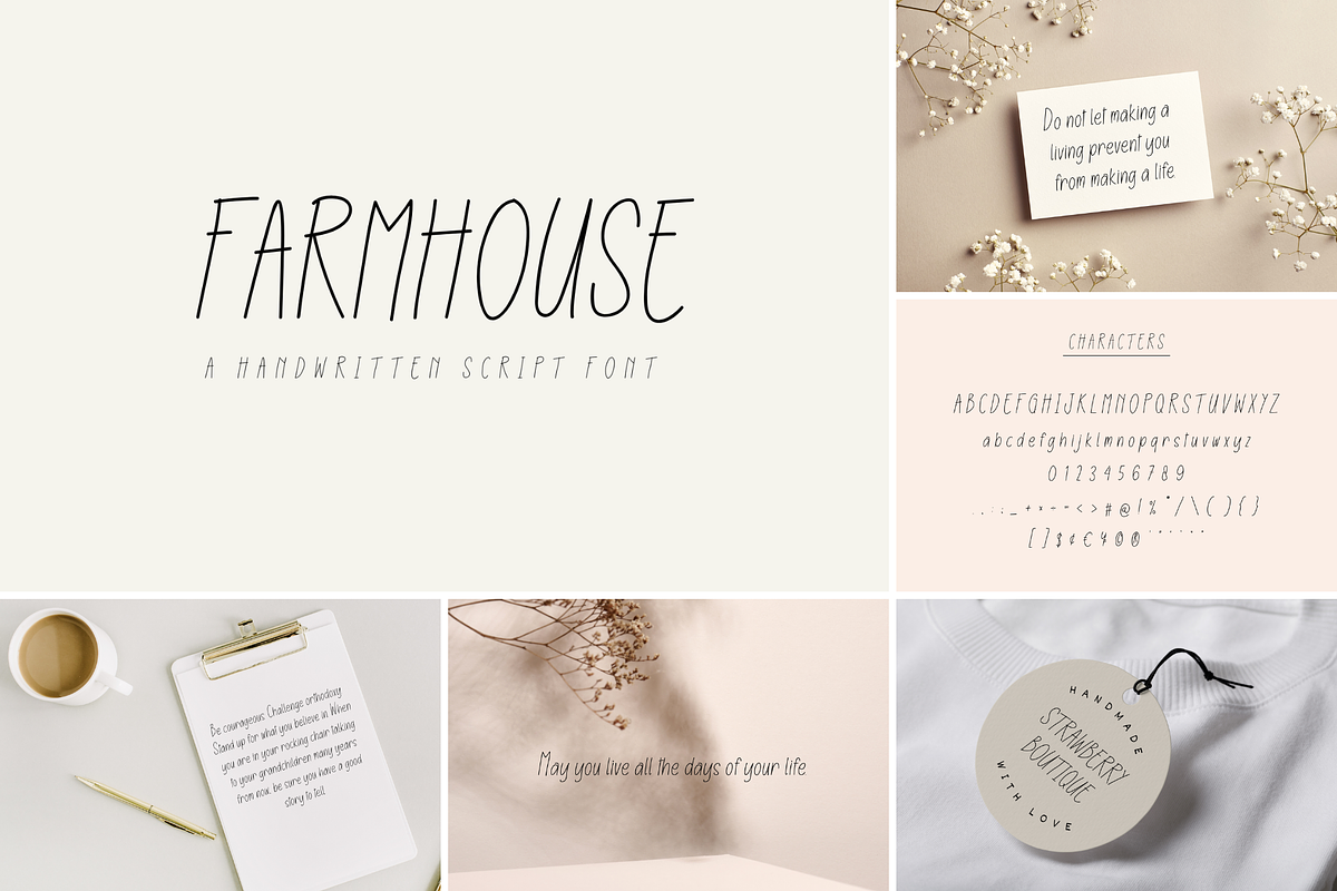 The Handwritten Font Bundle, a Script Font by Sofia Skoog (Photo 10 of 12)