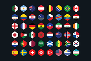 World Cup 2026 - Football Icon Flags, a Solid Icon by bvcreates (Thumbnail 3 of 5)