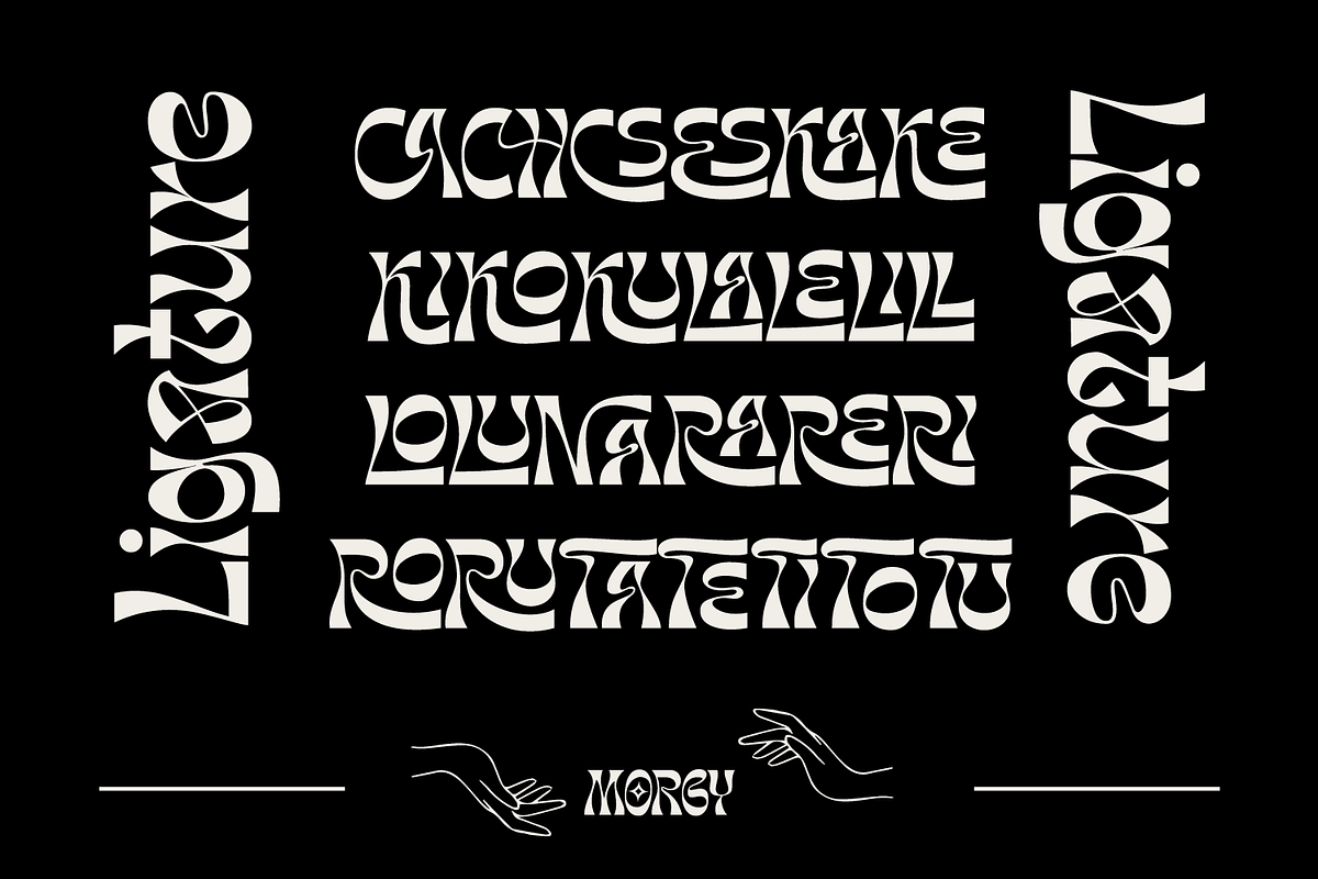 Morgy Display font, a Sans Serif Font by creativemedialab (Photo 7 of 11)