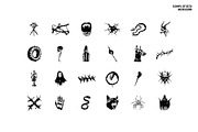 Dark Aesthetic Dithering Bundle, an Object Graphic by pixelbuddha.net (Thumbnail 4 of 22)