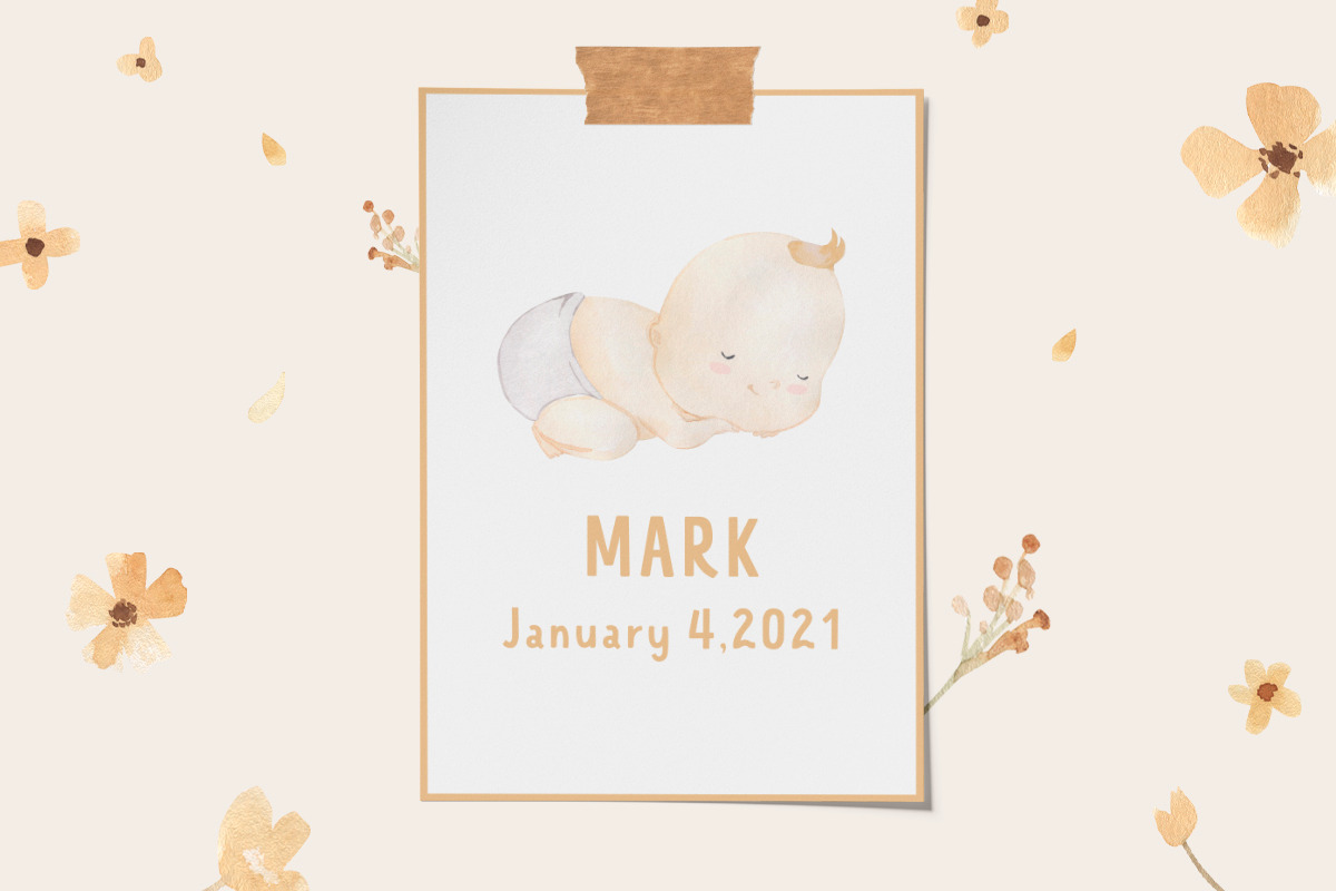 BABY PORTRAIT CREATOR. Boho newborn, a Person Illustration by OlliArtDesign (Photo 4 of 14)