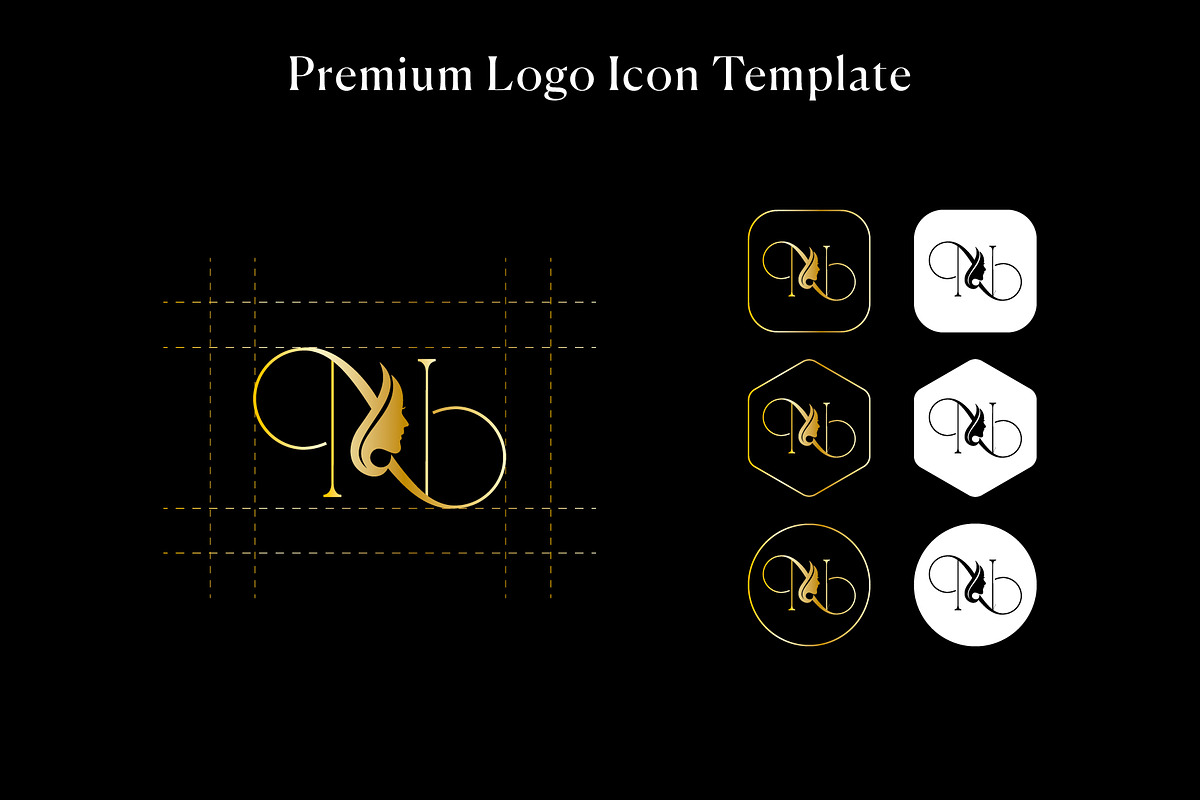 Luxury Letter A-Z Woman Beauty Logo, a Branding & Logo Template by Luxury Logos (Photo 3 of 12)