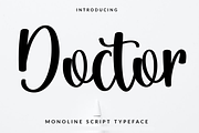 Doctor, a Handwritten Font by InermediaSTUDIO (Thumbnail 1 of 8)