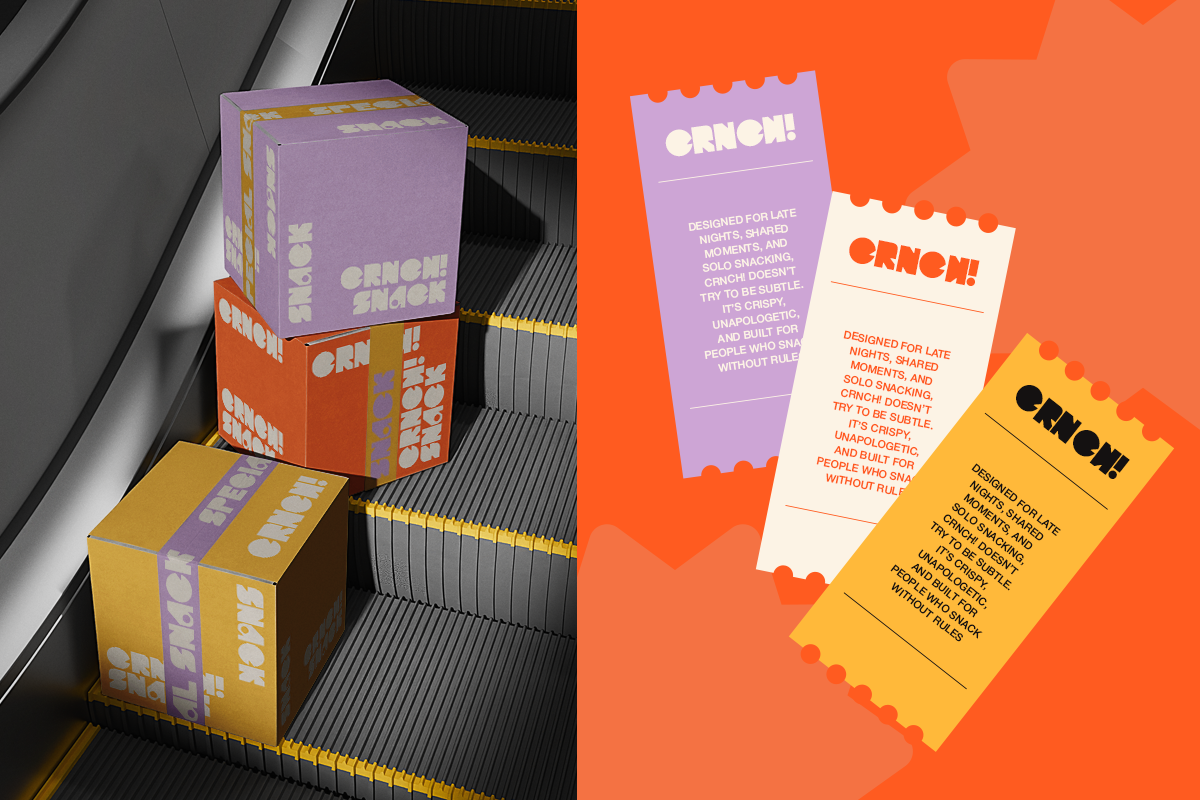 Gagire - Snack Food Brand Font, a Sans Serif Font by Pandeka Studio (Photo 3 of 9)