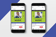 Music Streaming Instagram Post Flyer, a Flyer Template by Tokosatsu (Thumbnail 2 of 5)