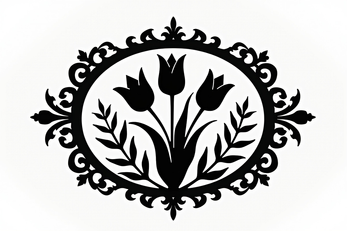 Elegant Floral Frame Set, an Illustration by BIPLOB EXPERT (Photo 9 of 9)