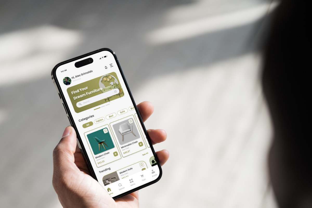 My Furni - Furniture Mobile App, an App Template by trabaskriya (Photo 4 of 5)