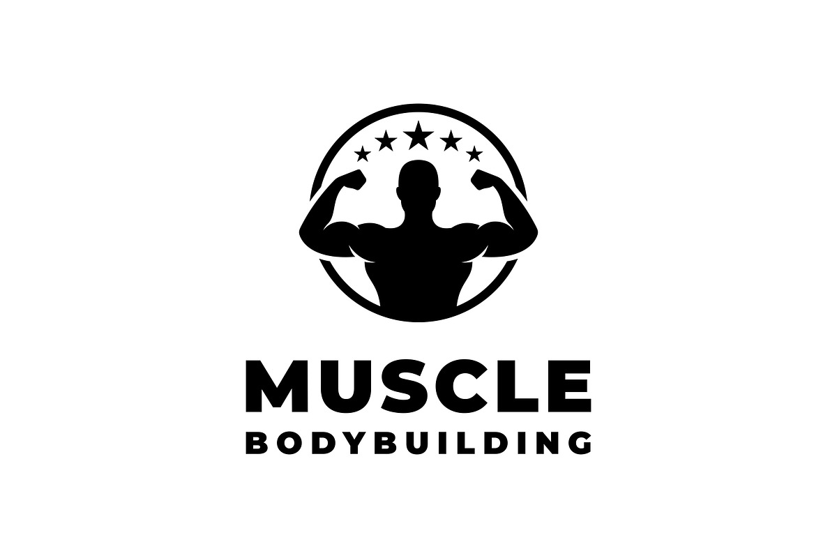 Body Muscle Strong Athletic Logo, a Branding & Logo Template by ika trisiana