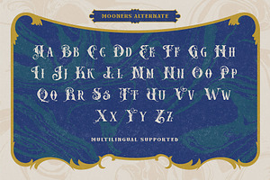 Mooners - Victorian Typeface