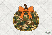 Coquette Camo Pumpkin Glitter Fall, an Illustration by Craft Nest (Thumbnail 1 of 6)
