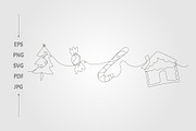 Christmas continues line, an Object Graphic by lawoel (Thumbnail 2 of 3)