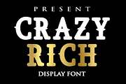 Crazy Rich - Classic Font, a Blackletter Font by Fourteen Letter (Thumbnail 1 of 6)