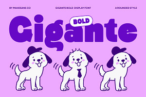 Gigante – Bold Display Font
