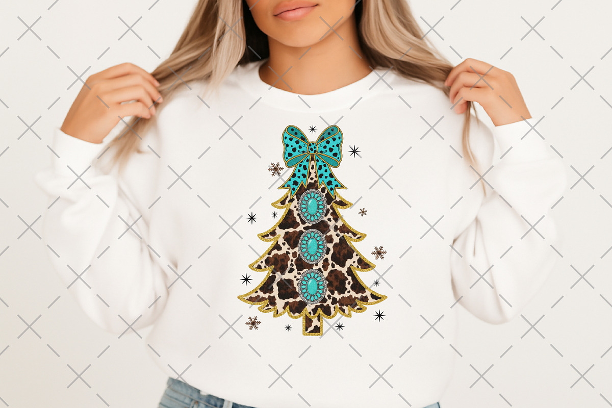 Leopard Print Christmas Tree PNG, an Illustration by Craft Nest (Photo 6 of 6)