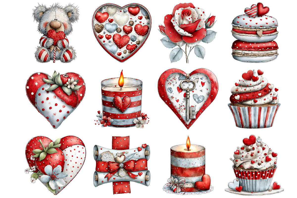 Valentine's Sublimation Clipart, a Graphic by CitraGraphics (Photo 3 of 4)