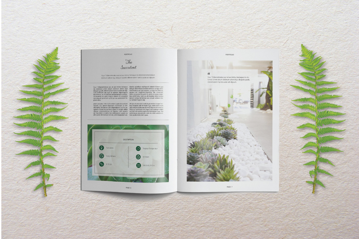 Portfolio Template Indesign Vol. 3, a Brochure Template by Tiempo co (Photo 3 of 10)