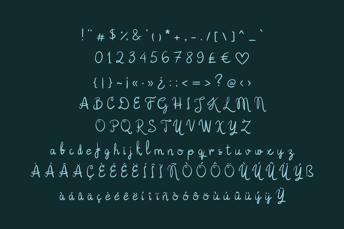 Karola Font, a Script Font by Carolina Valtuille (Photo 2 of 2)